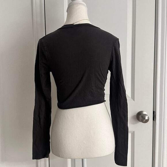 Windsor Grunge Cut Out Fitted Lightweight LongSleeve Size Medium - Picture 2 of 5